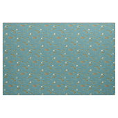 Het witte Lotus Alligator Waters patroon Stof (Yard (91,4 cm))