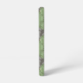 Het witte Lotus Majestic Elephants patroon Samsung Galaxy Hoesje (Linkerkant)