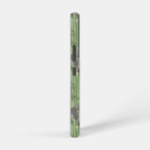 Het witte Lotus Majestic Elephants patroon Samsung Galaxy Hoesje (Rechterkant)