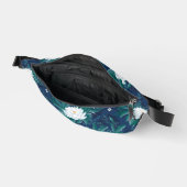 Het witte Lotus Midnight Lotus patroon Heuptasje (Open)