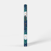 Het witte Lotus Midnight Lotus patroon Samsung Galaxy Hoesje (Rechterkant)