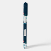 Het witte Lotus Ocean Jellyfish patroon Case-Mate iPhone Case (Achterkant / Rechts)