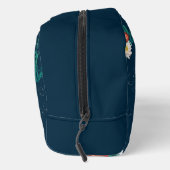 Het witte Lotus Ocean Jellyfish patroon Toilettasje (Rechts)