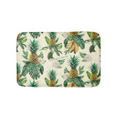 Het witte Lotus Pineapple Paradise-patroon Badmat (Voorkant)