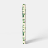 Het witte Lotus Pineapple Paradise-patroon Samsung Galaxy Hoesje (Linkerkant)