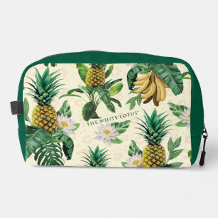 Het witte Lotus Pineapple Paradise-patroon Toilettasje