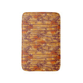 Het witte Lotus Sunset Safari patroon Badmat (Voorkant Verticaal)