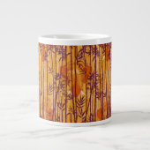 Het witte Lotus Sunset Safari patroon Grote Koffiekop (Voorkant)