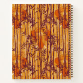 Het witte Lotus Sunset Safari patroon Notitieboek (Achterkant)