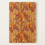 Het witte Lotus Sunset Safari patroon Planner (Achterkant)