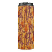 Het witte Lotus Sunset Safari patroon Thermosbeker (Achterkant)
