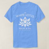Het witte Lotus T-shirt (Design voorkant)