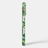 Het witte Lotus Tropical Canopy patroon Case-Mate iPhone Case (Achterkant / Rechts)