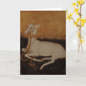 Het witte Mannetje van het Hert Kaart (Gele Bloem)