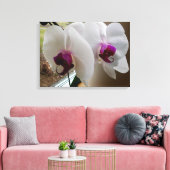 HET WITTE ORCHID canvas (Insitu (Woonkamer))