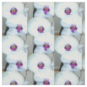 HET WITTE ORCHID-weefsel Stof