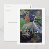 Het witte paard, Gauguin Briefkaart (Voorkant / Achterkant)