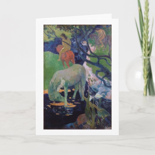 Het witte paard, Gauguin Kaart (Voorkant)
