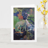 Het witte paard, Gauguin Kaart (Gele Bloem)