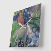 Het witte paard, Gauguin Vierkante Klok (Hoek)