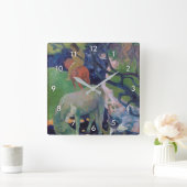 Het witte paard, Gauguin Vierkante Klok (Huis)