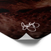 Het witte paard in het Utah Canyonlands Poster (Hoek)