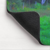 Het witte paard in het veld bij Midnight Art Mouse Muismat (Hoek)