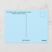 Het witte paard in Whitehorse Yukon Canada Briefkaart (Achterkant)