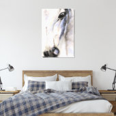 Het witte paard - originele schilderij canvas afdruk (Insitu (Slaapkamer))