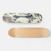 Het witte paard - persoonlijk skateboard (Horizontaal)