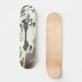 Het witte paard - persoonlijk skateboard (Voorkant)