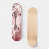 Het witte paard persoonlijk skateboard (Voorkant)