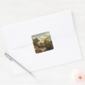 Het witte paard van John Constable, Vierkante Sticker (Envelop)