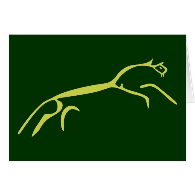 Het witte paard van Uffington (Voorkant Horizontaal)