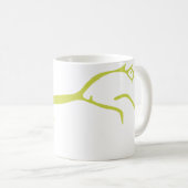 Het witte paard van Uffington Koffiemok (Voorkant rechts)