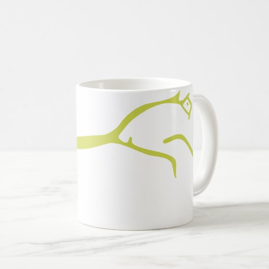 Het witte paard van Uffington Koffiemok (Voorkant rechts)