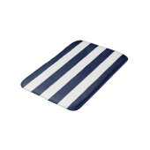 Het witte Patroon van Stripes {kies uw achtergrond Badmat (Gekanteld)