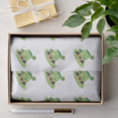 Het witte pet van de groene leprechaun tissuepapier (Geschenk)