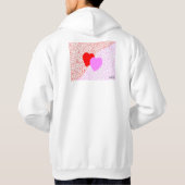 Het Witte Pit Hoodie van het Man van de Verrassing (Achterkant)