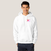 Het Witte Pit Hoodie van het Man van de Verrassing (Voorkant volledig)
