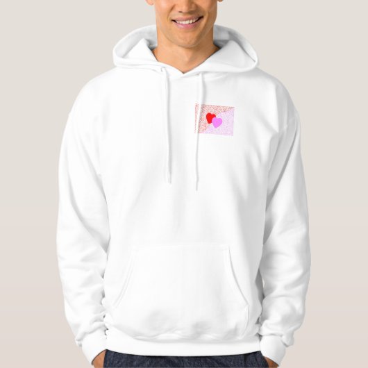 Het Witte Pit Hoodie van het Man van de Verrassing (Voorkant)