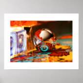 Het witte poster van het stroomgebied (Voorkant)