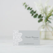 Het witte Professionele Visitekaartje van het Kant (Staand voorkant)