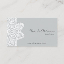 Het witte Professionele Visitekaartje van het Kant