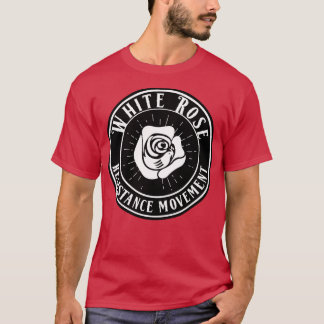HET WITTE ROOS WW2 WEERSTANDSSYMBOOL T-SHIRT