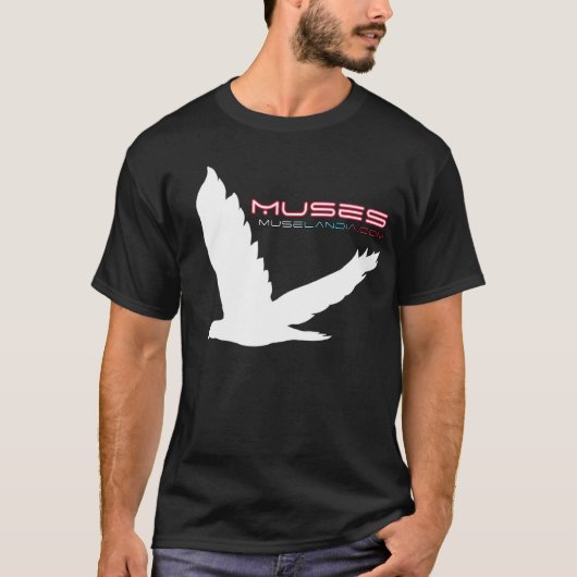 Het Witte Shirt van Muses Mannen (Voorkant)