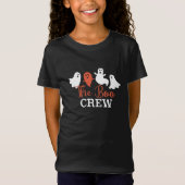 Het witte Sinaasappel van de Boo Crew Halloween-ga T-shirt (Voorkant)