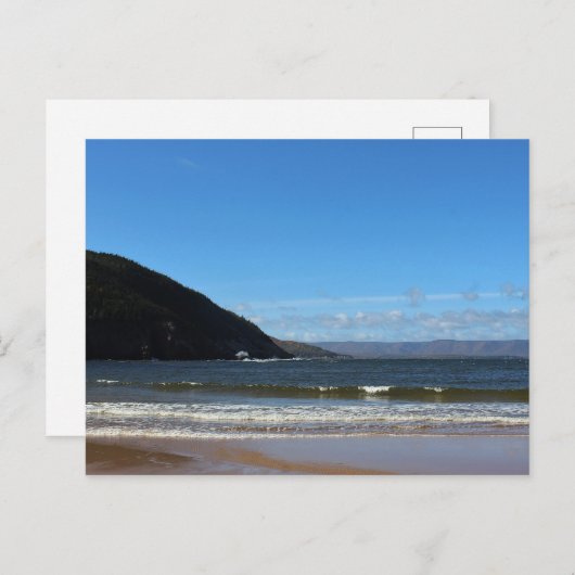 Het witte Strand van het Punt Briefkaart (Voorkant / Achterkant)