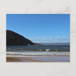 Het witte Strand van het Punt Briefkaart