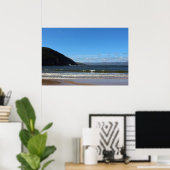 Het witte Strand van het Punt Poster (Thuiskantoor)